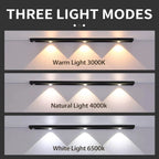 Veilleuse LED Ultra-Mince Détecteur de Mouvement — Rechargeable 3 Couleurs