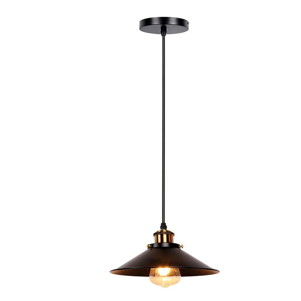 Vintage Industrielle Hängelampe Loft — Schwarzer Regenschirm Lampenschirm Küche & Bar