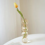 Vase Bulle en Verre Nordique — Déco Florale & Idée Cadeau