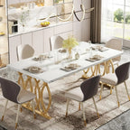 Table À Manger Moderne 160cm — Design Contemporain pour 4-6 Personnes