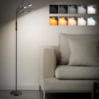 Lampe de Sol Dimmable 360° — Lumière Chaude à Froide