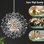 Lustre Plafonnier Dandelion Style Français Moderne — Chambre, Salon & Cuisine