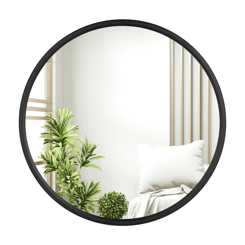 Miroir Rond Doré - Vue 3