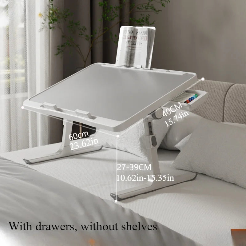 Plateau de Lit Pliable Réglable — Bureau Portable Canapé & Sol