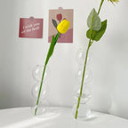 Vase Bulle en Verre Nordique — Déco Florale & Idée Cadeau