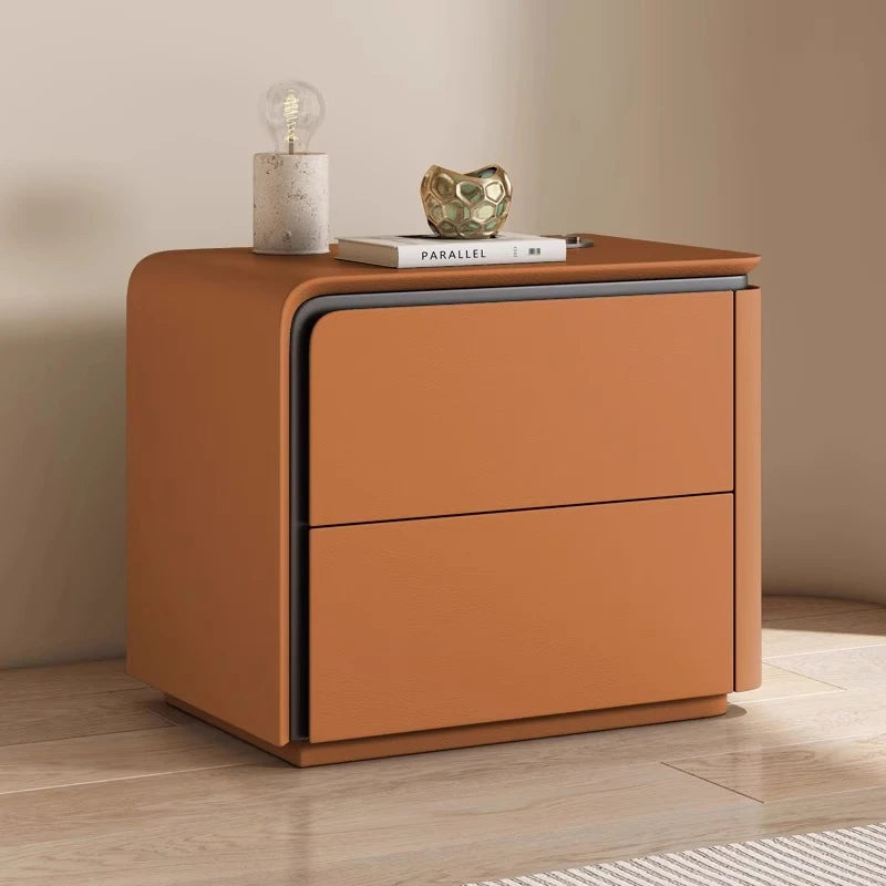 Table de Nuit Nordique Luxe — Tiroir & Rangement Caché Chambre
