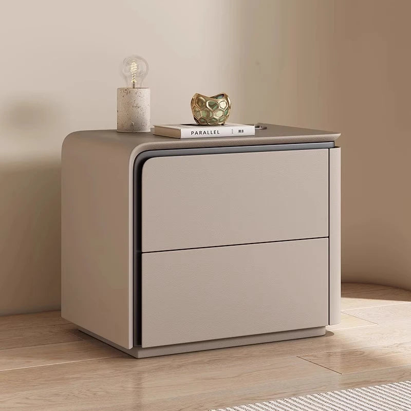 Table de Nuit Nordique Luxe — Tiroir & Rangement Caché Chambre