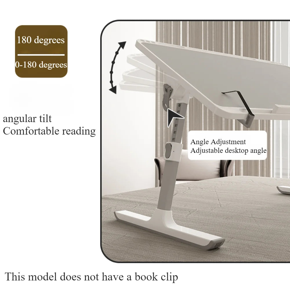 Plateau de Lit Pliable Réglable — Bureau Portable Canapé & Sol