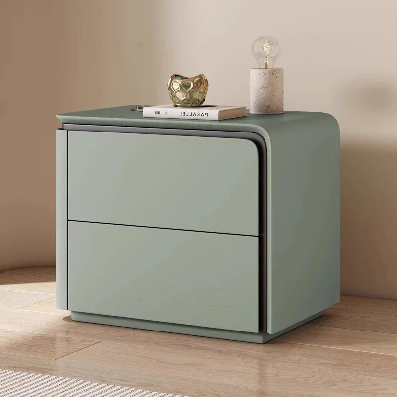 Table de Nuit Nordique Luxe — Tiroir & Rangement Caché Chambre