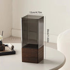 Vase Acrylique Nordique avec Socle — Déco Table Élégante & Idée Cadeau