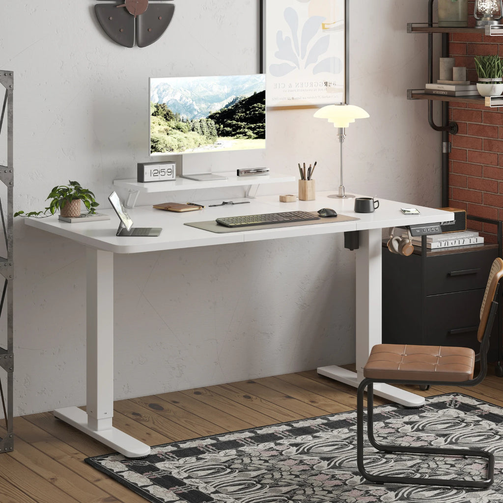 Bureau Électrique Réglable en Hauteur Devoko 160x70cm — Assis-Debout Ergonomique