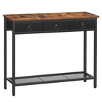 Console d'Entrée Étroite — 2 Tiroirs Rangement Hall & Salon