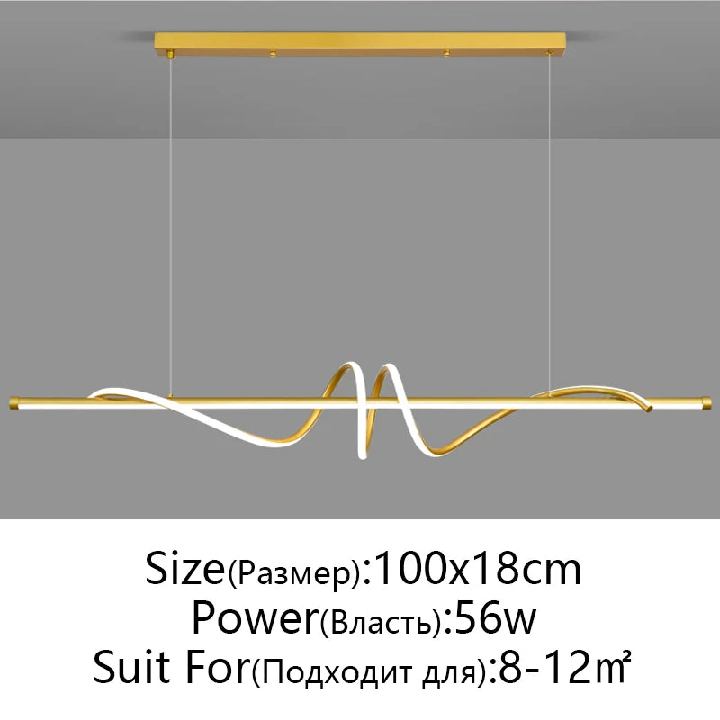 Suspension LED Minimaliste — Luminaire Design Salle à Manger & Cuisine