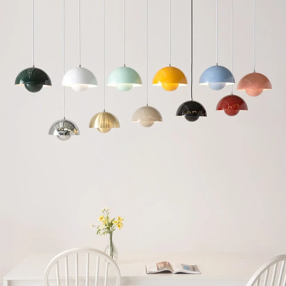 Suspension Bourgeon 23cm Multicolore — Chambre, Bureau & Restaurant