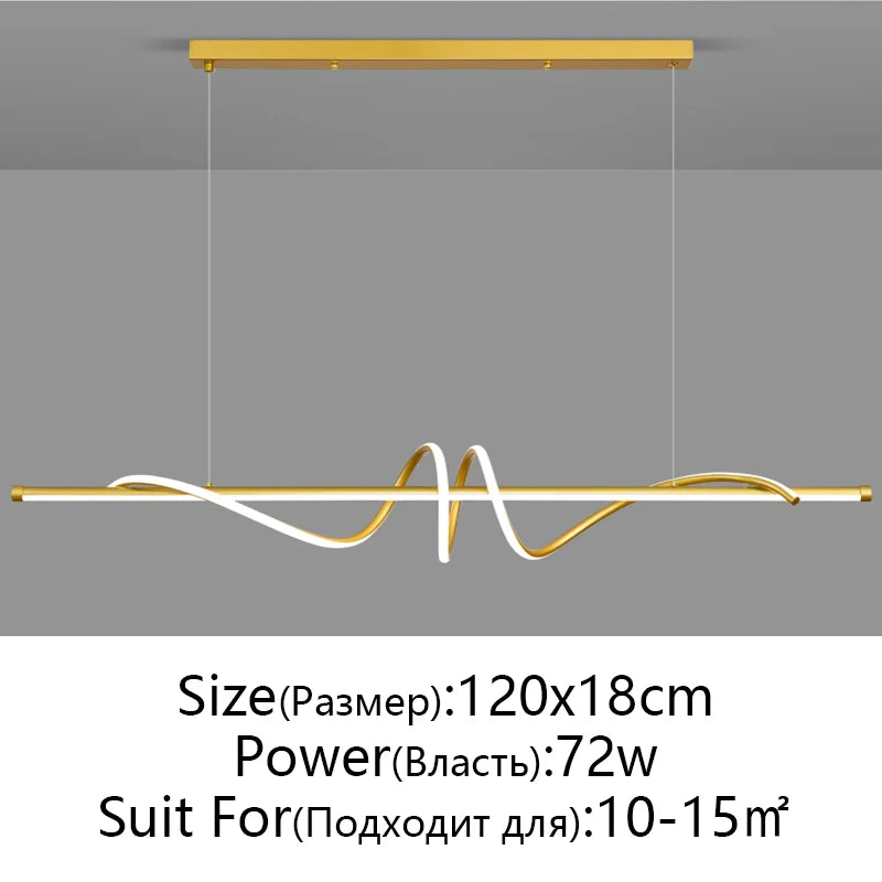 Suspension LED Minimaliste — Luminaire Design Salle à Manger & Cuisine