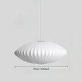 Suspension Cocon Soie Blanche Ronde — Restaurant & Maison