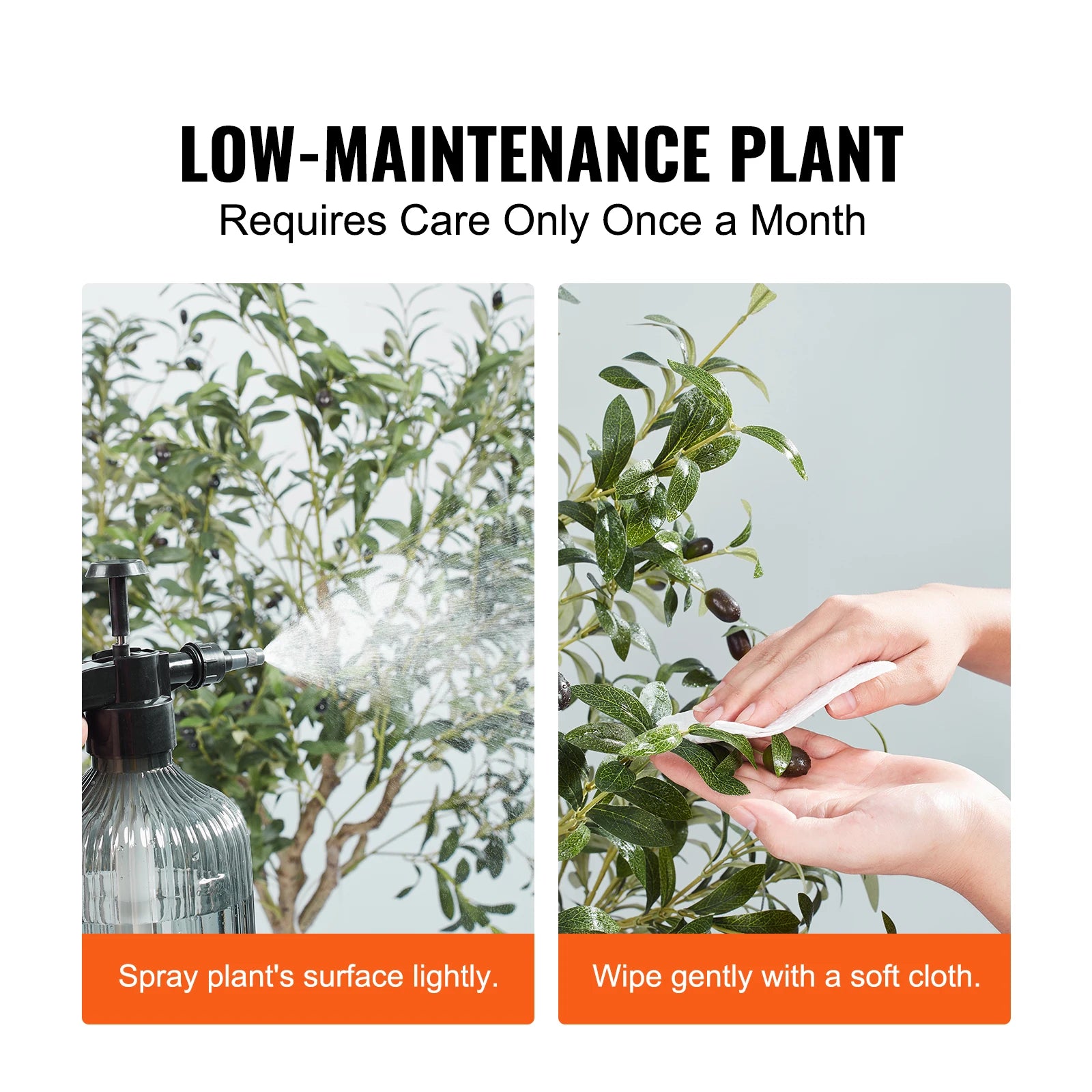 Olivier Artificiel 120-180cm — Plante Artificielle Réaliste Anti-Chute