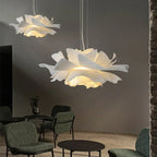 Suspension Fleur Acrylique Scandinave — Luminaire Design Cuisine & Salon