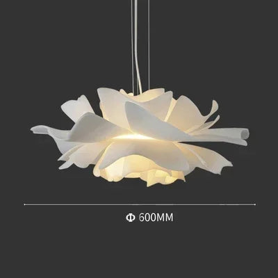 Suspension Fleur Acrylique Scandinave — Luminaire Design Cuisine & Salon