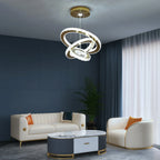 Lustre Cristal LED Luxe — Suspension Plafond Style Français Salon & Salle à Manger