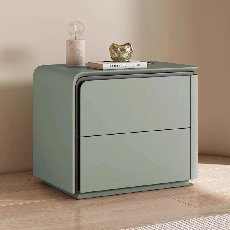 Table de Nuit Nordique Luxe — Tiroir & Rangement Caché Chambre