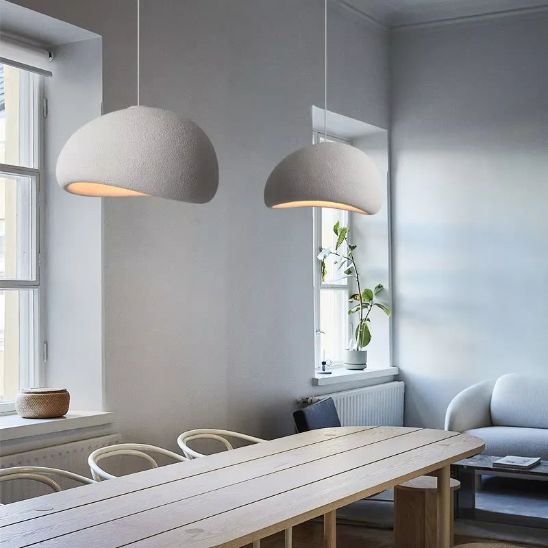 Lustre LED Wabi Sabi Nordique — Salon, Chambre & Salle à Manger