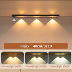 Veilleuse LED Ultra-Mince Détecteur de Mouvement — Rechargeable 3 Couleurs