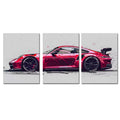 Set de 3 Posters Supercars — Art Mural Voitures Chambre & Salon