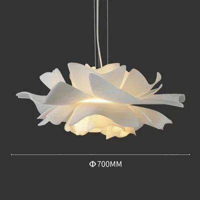 Suspension Fleur Acrylique Scandinave — Luminaire Design Cuisine & Salon