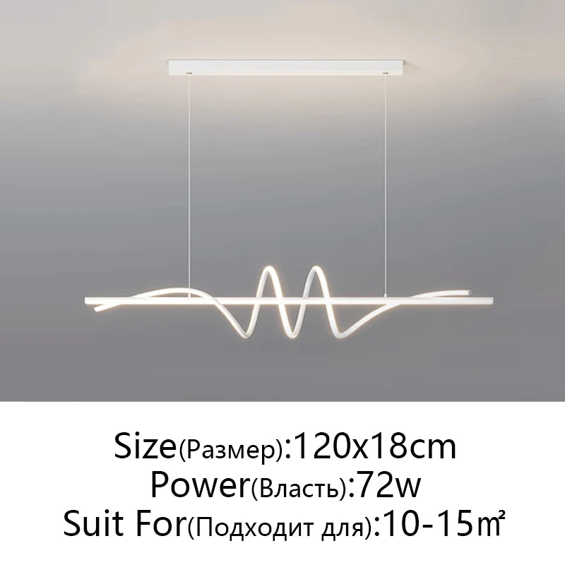 Suspension LED Minimaliste — Luminaire Design Salle à Manger & Cuisine