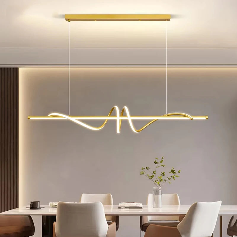 Suspension LED Minimaliste — Luminaire Design Salle à Manger & Cuisine