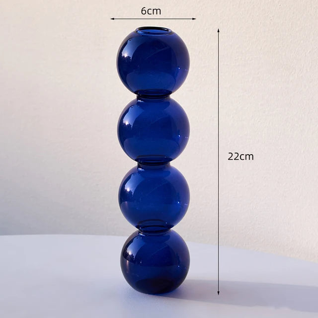 Vase Bulle en Verre Nordique — Déco Florale & Idée Cadeau