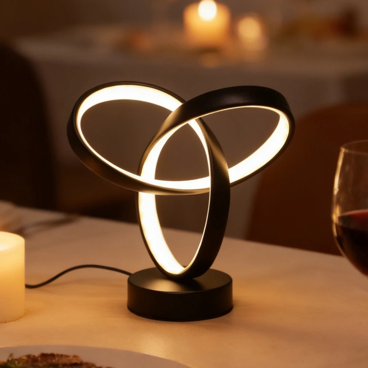 Lampe de Bureau USB Tricolore — Chambre, Salon & Bureau