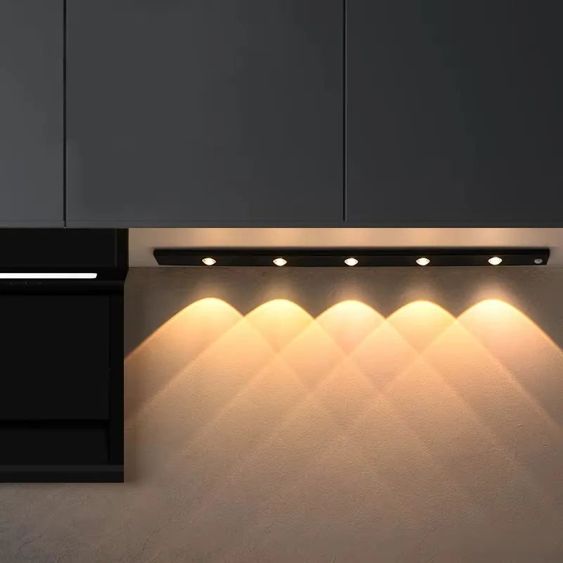 Veilleuse LED Ultra-Mince Détecteur de Mouvement — Rechargeable 3 Couleurs