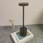 Lampe de Table LED Rechargeable Sans Fil — Style Rétro Métal