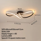 Plafonnier LED Dimmable Or & Chrome — Salon, Chambre & Cuisine