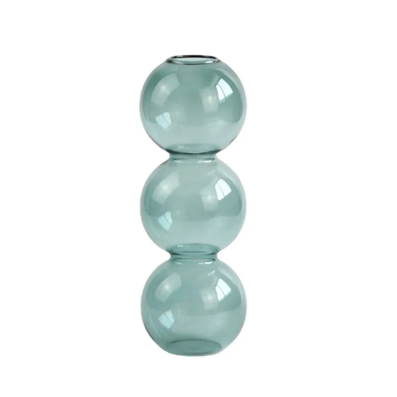 Vase Bulle en Verre Nordique — Déco Florale & Idée Cadeau