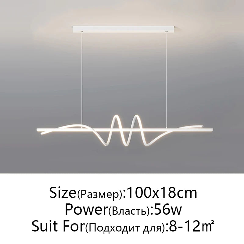 Suspension LED Minimaliste — Luminaire Design Salle à Manger & Cuisine