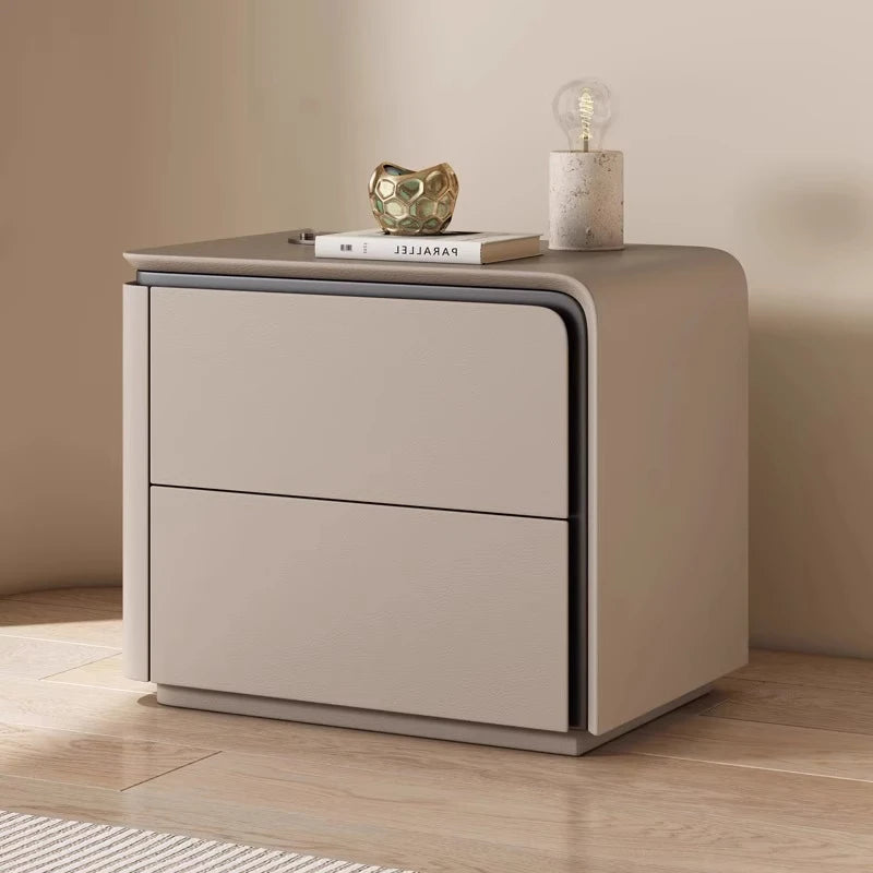 Table de Nuit Nordique Luxe — Tiroir & Rangement Caché Chambre