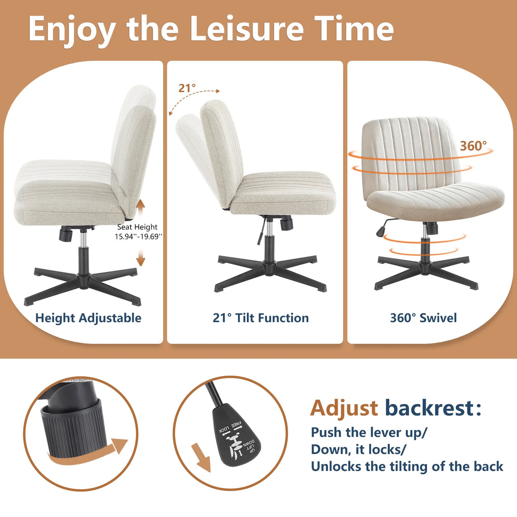 Chaise de bureau gaming installée en télétravail à domicile