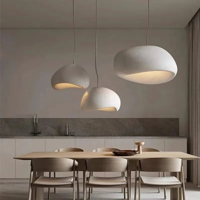 Lustre LED Wabi Sabi nordique, vue principale