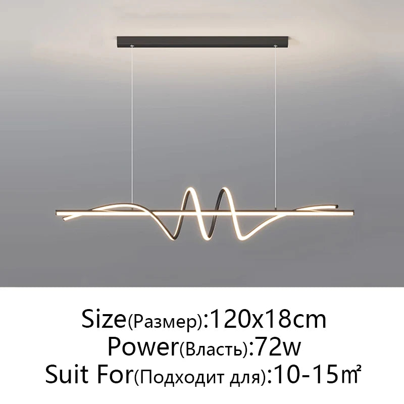 Suspension LED Minimaliste — Luminaire Design Salle à Manger & Cuisine