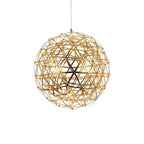 Lustre Boule Feu d'Artifice LED Inox — Hall & Salon