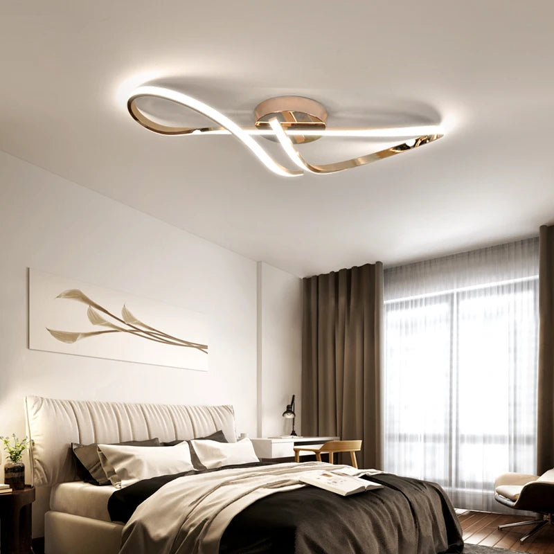 Plafonnier LED dimmable installé dans une cuisine moderne
