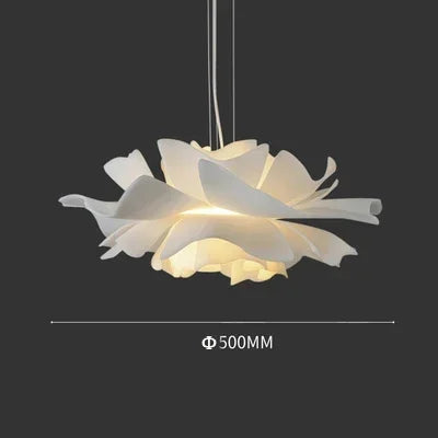 Suspension Fleur Acrylique Scandinave — Luminaire Design Cuisine & Salon
