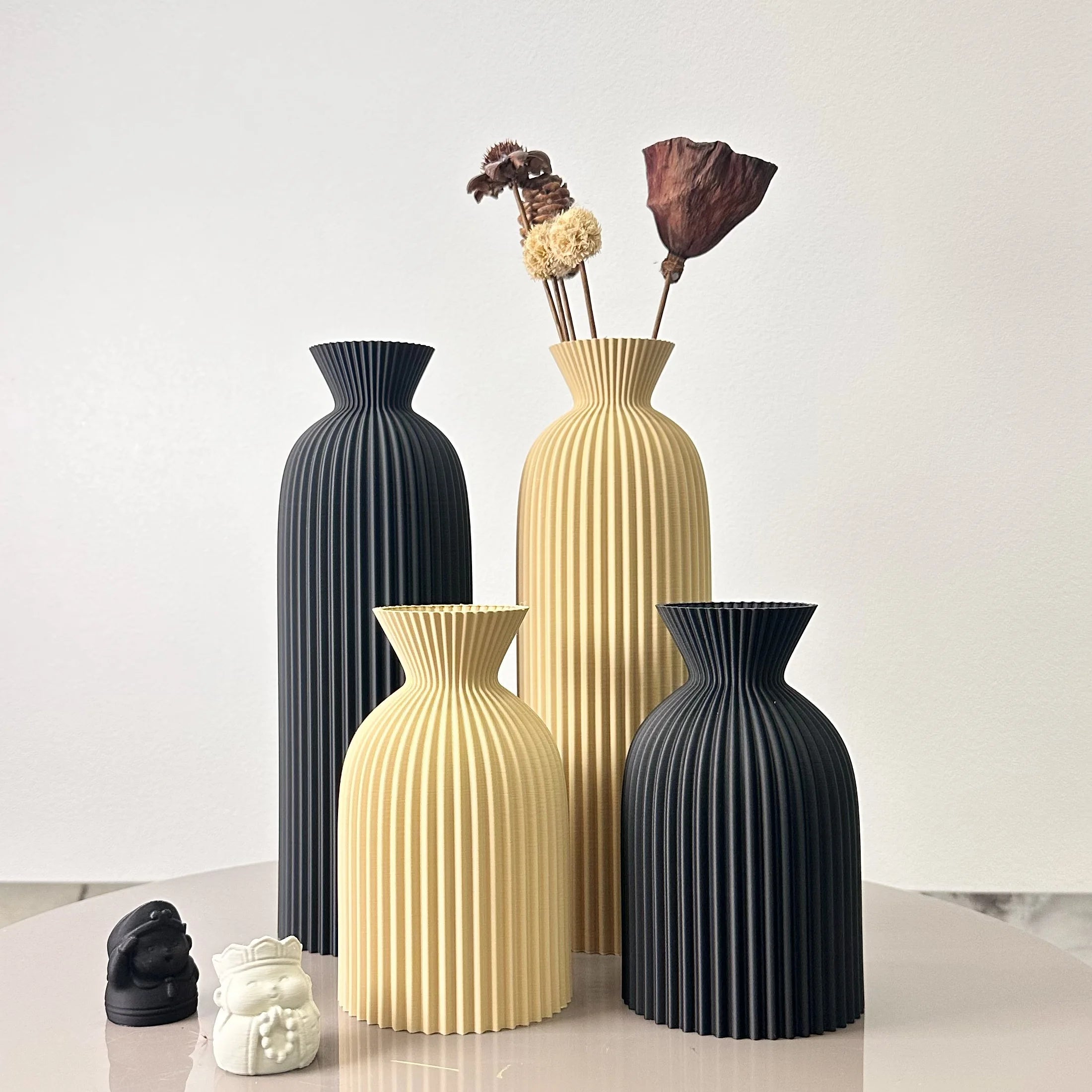 Vase Géométrique Minimaliste — Vue 3
