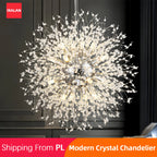 Lustre Plafonnier Dandelion Style Français Moderne — Chambre, Salon & Cuisine