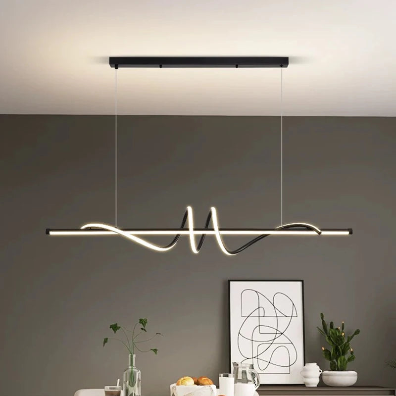 Suspension LED Minimaliste — Luminaire Design Salle à Manger & Cuisine