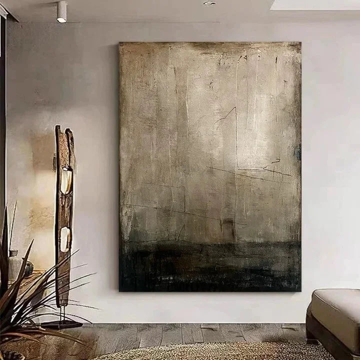 Tableau Abstrait Coloré Fait Main — Art Mural Original Salon